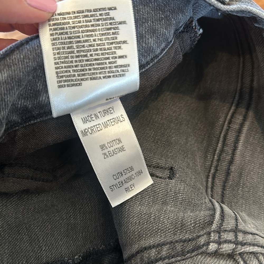 Agolde Riley black/gray jeans - Picture 7 of 7